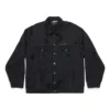 Jaqueta Oversized «Je t’aime» «Preto» 751357TNW111700