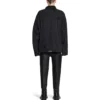 Jaqueta Oversized «Je t’aime» «Preto» 751357TNW111700