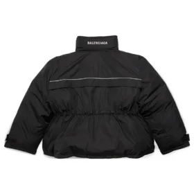 Jaqueta Parka com corte envolvente «Preto» 751715TNO191000