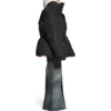Jaqueta Parka com corte envolvente «Preto» 751715TNO191000