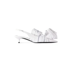 Knife Chemise 40 mm Slingback «Branco» 786223WB1H29000