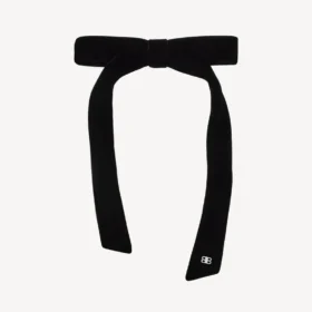 Laço de acessório de cabelo Holli para mulher em preto/prateado brilhante