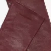 Luvas compridas para mulher em cor de vinho