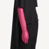 Luvas compridas para mulher em rosa