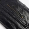 Mala a tiracolo masculina Le City com vários bolsos, tamanho médio, em preto