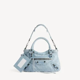 Mala City First para mulher em azul claro