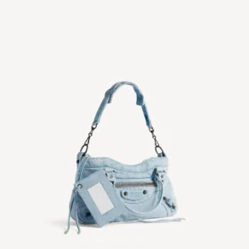 Mala City First para mulher em azul claro