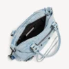 Mala City First para mulher em azul claro