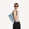 Mala City First para mulher em azul claro