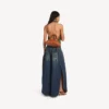 Mala de bowling feminina «Bolero» mini em couro cowboy castanho claro Mala de bowling feminina «Bolero» mini em couro cowboy castanho claro