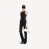 Mala de bowling feminina «Bolero» mini em creme