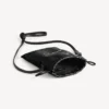 Mala de compras masculina com suporte para telemóvel em preto Mala de compras masculina com suporte para telemóvel em preto