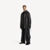 Mala de compras masculina com suporte para telemóvel em preto Mala de compras masculina com suporte para telemóvel em preto