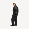 Mala de compras masculina com suporte para telemóvel em preto Mala de compras masculina com suporte para telemóvel em preto