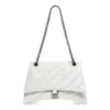 Mala de corrente média Crush acolchoada «Optic White» 716393210J09001