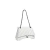 Mala de corrente média Crush acolchoada «Optic White» 716393210J09001