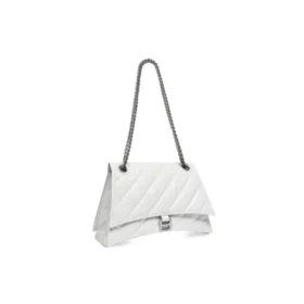 Mala de corrente média Crush acolchoada «Optic White» 716393210J09001