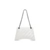 Mala de corrente média Crush acolchoada «Optic White» 716393210J09001