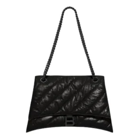 Mala de corrente média Crush acolchoada «Preto» 716393210IY1000