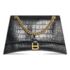 Mala de corrente média Crush Crocodile «Black» 716393210IX1000