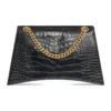 Mala de corrente média Crush Crocodile «Black» 716393210IX1000