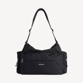 Mala de fim de semana Explorer Multipocket para homem, tamanho médio, em preto