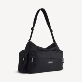 Mala de fim de semana Explorer Multipocket para homem, tamanho médio, em preto