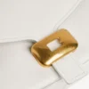 Mala de ombro Clicca para mulher, tamanho médio, em branco neve Mala de ombro Clicca para mulher, tamanho médio, em branco neve