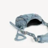 Mala de ombro Le Cagole para mulher, tamanho XS, em azul