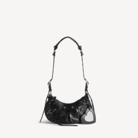 Mala de ombro Le Cagole para mulher, tamanho XS, em preto