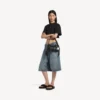 Mala de ombro Le Cagole para mulher, tamanho XS, em preto