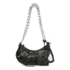 Mala de ombro Le Cagole Xs com corrente «Preto» 7128131VG9Y1000