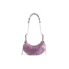 Mala de ombro Le Cagole XS com padrão leopardo «Rosa» 6713092AAV75651
