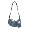 Mala de ombro Le Cagole Xs Denim «Azul» 6713092109U4715