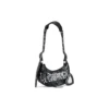 Mala de ombro Le Cagole XS DIY Metal «Black» 6713092AAXE1090
