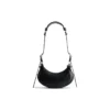 Mala de ombro Le Cagole XS DIY Metal «Black» 6713092AAXE1090