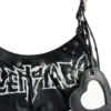 Mala de ombro Le Cagole XS DIY Metal «Black» 6713092AAXE1090