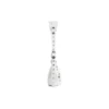 Mala de Ombro Le Cagole Xs DIY Metal «Branco» 6713092AAXE9066