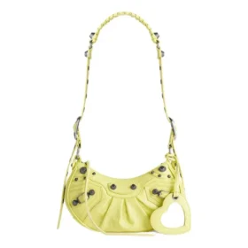 Mala de ombro Le Cagole Xs «Lime» 6713091VG9Y7302