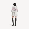 Mala de ombro Le Cagole XS para mulher, em branco