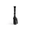 Mala de ombro pequena Le Cagole «Black» 7716401VG9Y1000