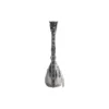 Mala de ombro pequena Le Cagole metalizada «Silver» 6713070GT3Y8103