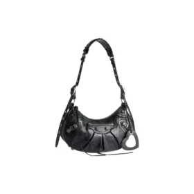 Mala de Ombro Pequena Le Cagole «Preto» 6713071VG9Y1000