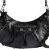 Mala de Ombro Pequena Le Cagole «Preto» 6713071VG9Y1000