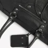 Mala de viagem masculina Le City Business, tamanho grande, em preto