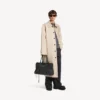Mala de viagem masculina Le City Business, tamanho grande, em preto