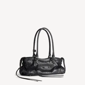 Mala feminina Le City East-West em preto