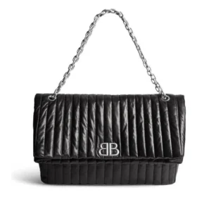 Mala grande bolsa de corrente de Monaco acolchoada «Preto» 7659332AASE1000