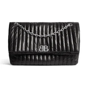 Mala grande bolsa de corrente de Monaco acolchoada «Preto» 7659332AASE1000