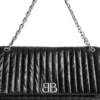 Mala grande bolsa de corrente de Monaco acolchoada «Preto» 7659332AASE1000